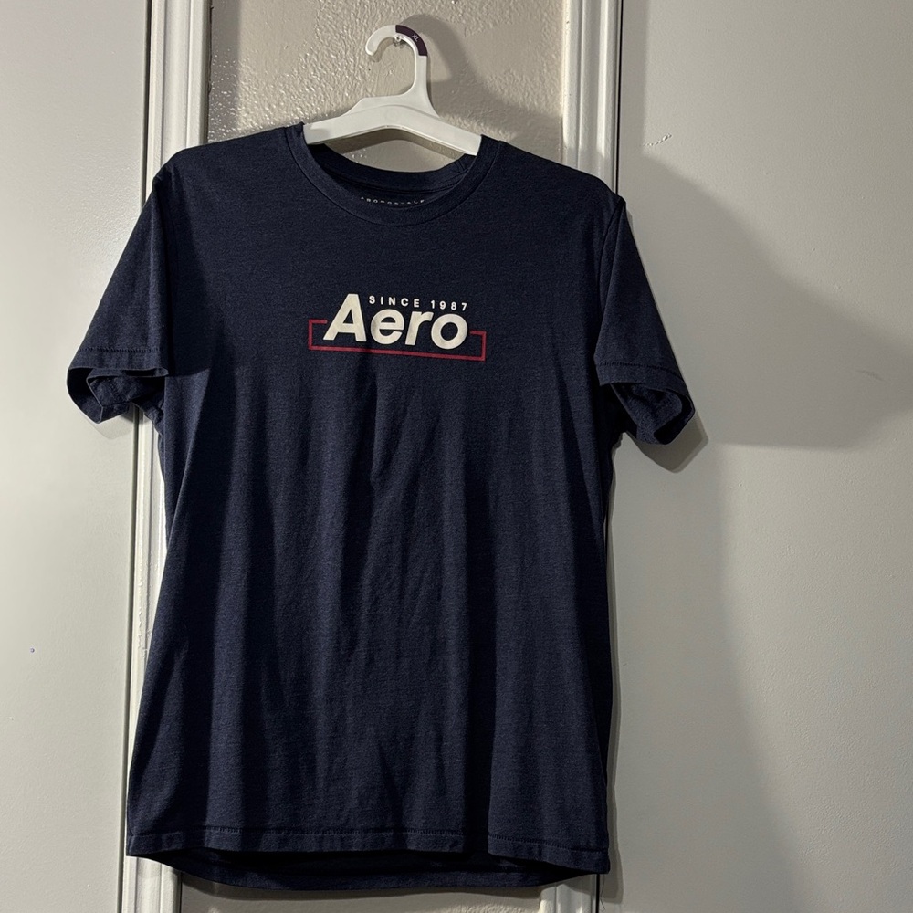 Aeropostale Navy Blue Graphic T-Shirt